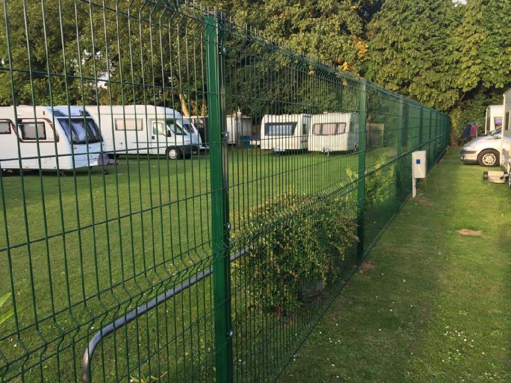 Security Fencing for Campsite