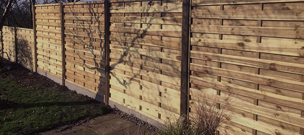 Fence panel, posts and gravel boards installed by Oakfield UK