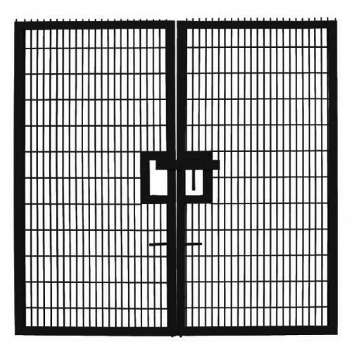Double V Mesh Security Gates - Oakfield UK Ltd - Peterborough Fencing ...